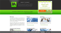 Desktop Screenshot of banque-et-assurance.com